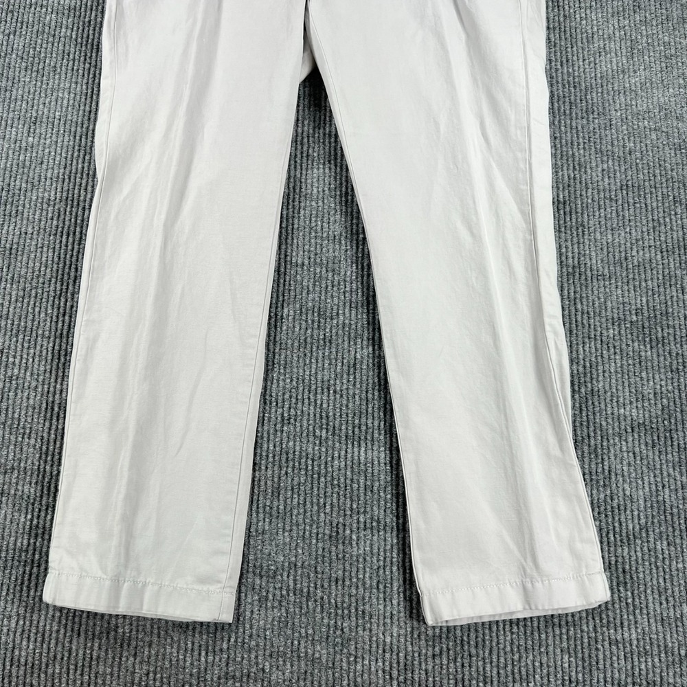 Cremieux Soho Linen Pants Mens 36x30 Gray Chino Key West Casual Comfort New - Picture 5 of 13